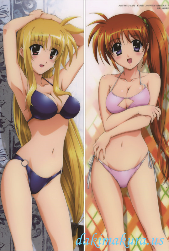 Magical Girl Lyrical Nanoha - Fate Testarossa - Nanoha Takamachi Anime Dakimakura Pillow Cover